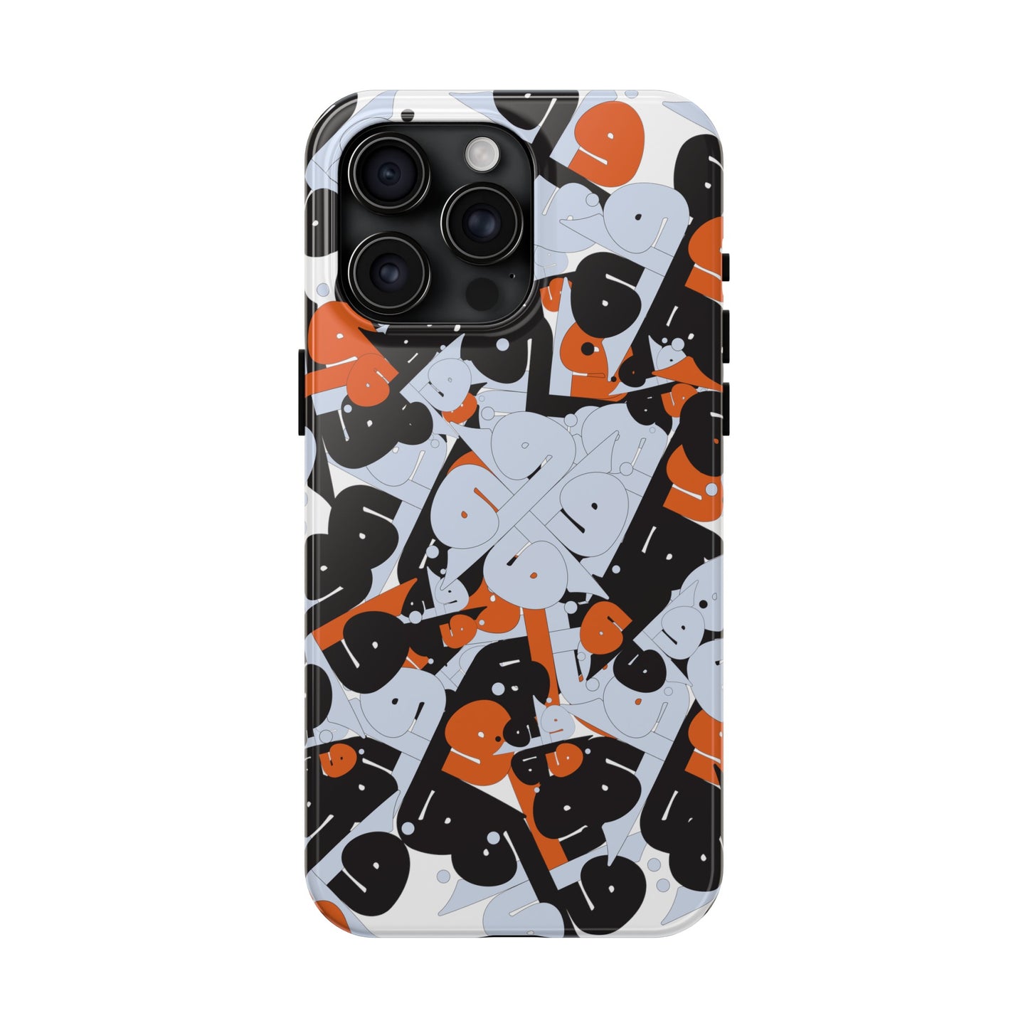 iPhone/GalaxyTough Phone Case with Persian Calligraphy Design - Impact Resistant, TPU Lining, Polycarbonate Shell, Glossy Finish