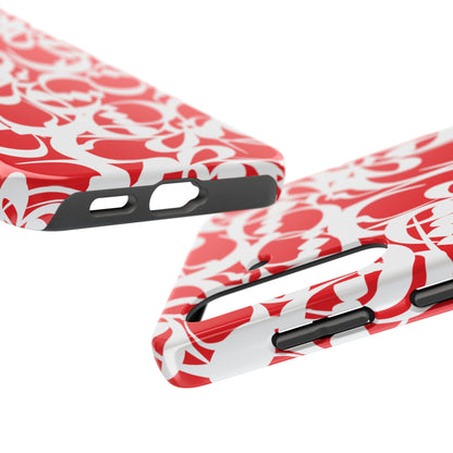 iPhone/Galaxy - Tough Phone Case with Persian Calligraphy Design - Impact Resistant, TPU Lining, Polycarbonate Shell, Glossy Finish