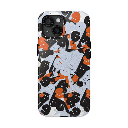 iPhone/GalaxyTough Phone Case with Persian Calligraphy Design - Impact Resistant, TPU Lining, Polycarbonate Shell, Glossy Finish