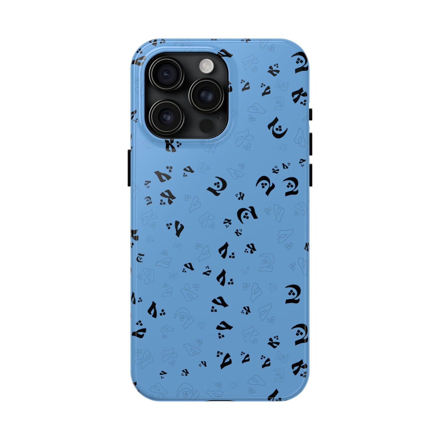 iPhone/Galaxy - Tough Phone Case with Persian Calligraphy Design - Impact Resistant, TPU Lining, Polycarbonate Shell, Glossy Finish