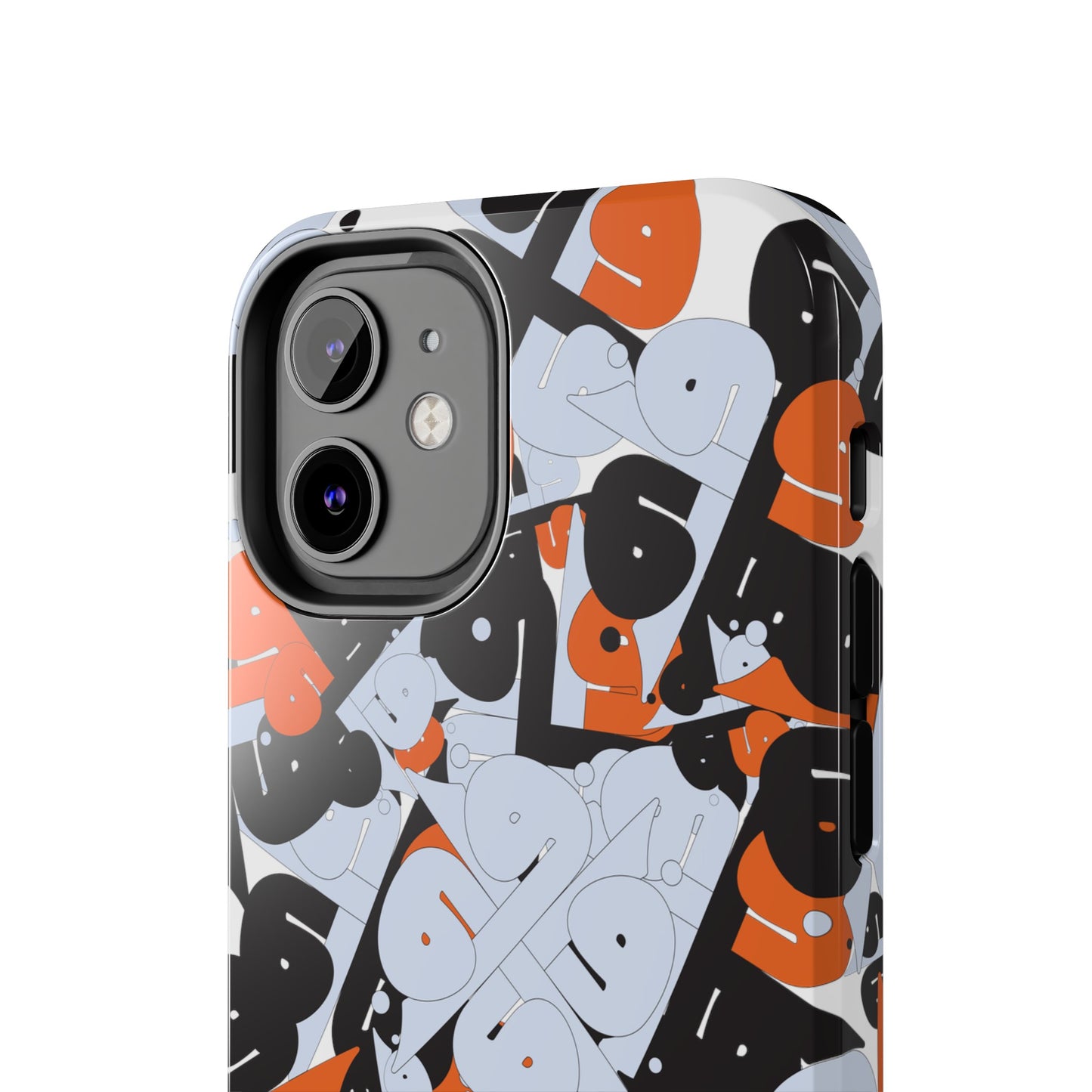 iPhone/GalaxyTough Phone Case with Persian Calligraphy Design - Impact Resistant, TPU Lining, Polycarbonate Shell, Glossy Finish