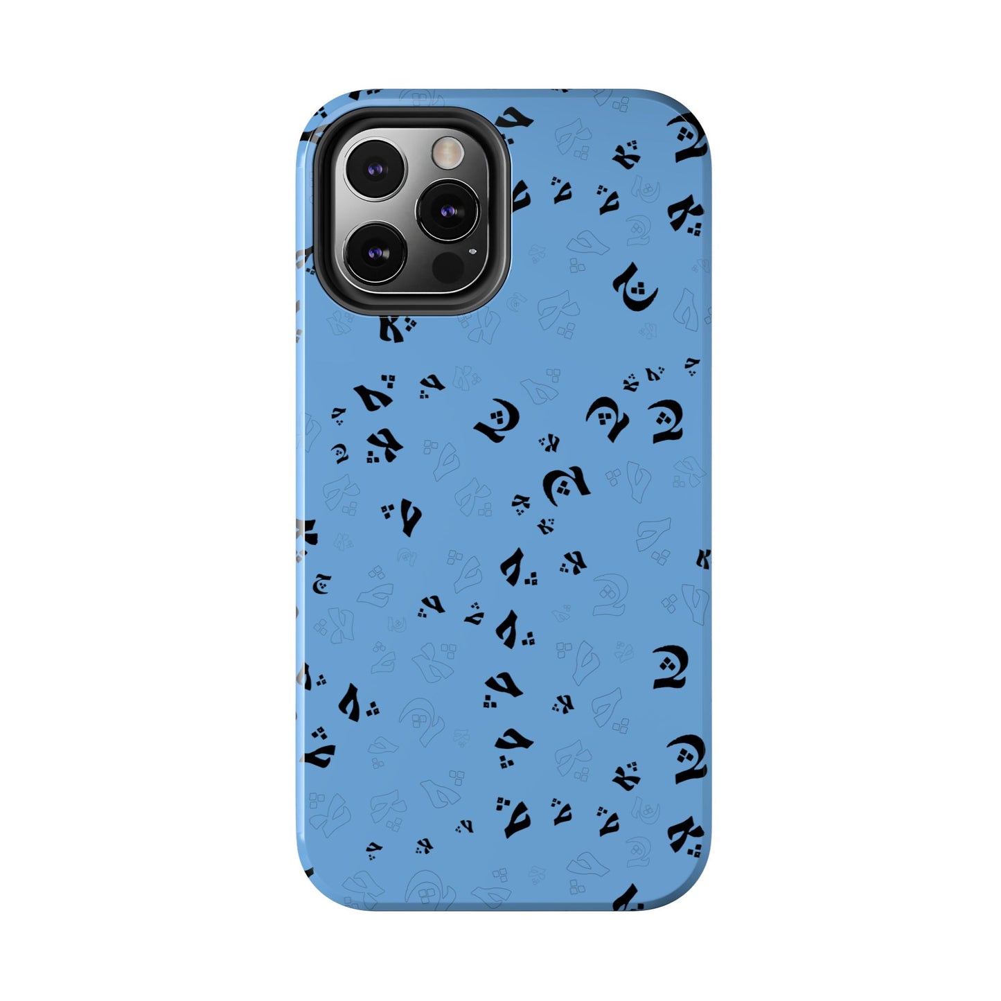 iPhone/Galaxy - Tough Phone Case with Persian Calligraphy Design - Impact Resistant, TPU Lining, Polycarbonate Shell, Glossy Finish