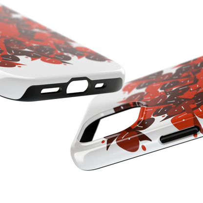 iPhone/Galaxy - Tough Phone Case with Persian Calligraphy Design  - Impact Resistant, TPU Lining, Polycarbonate Shell, Glossy Finish