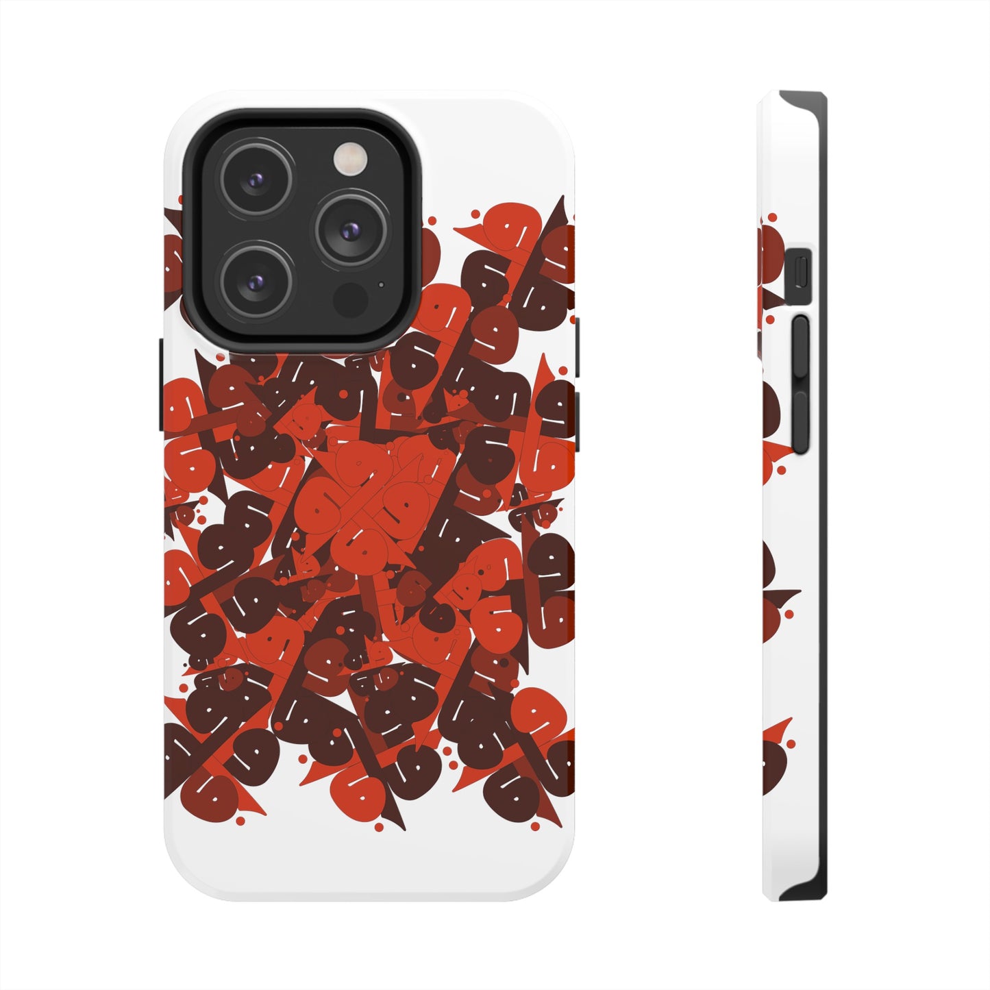 iPhone/Galaxy - Tough Phone Case with Persian Calligraphy Design  - Impact Resistant, TPU Lining, Polycarbonate Shell, Glossy Finish