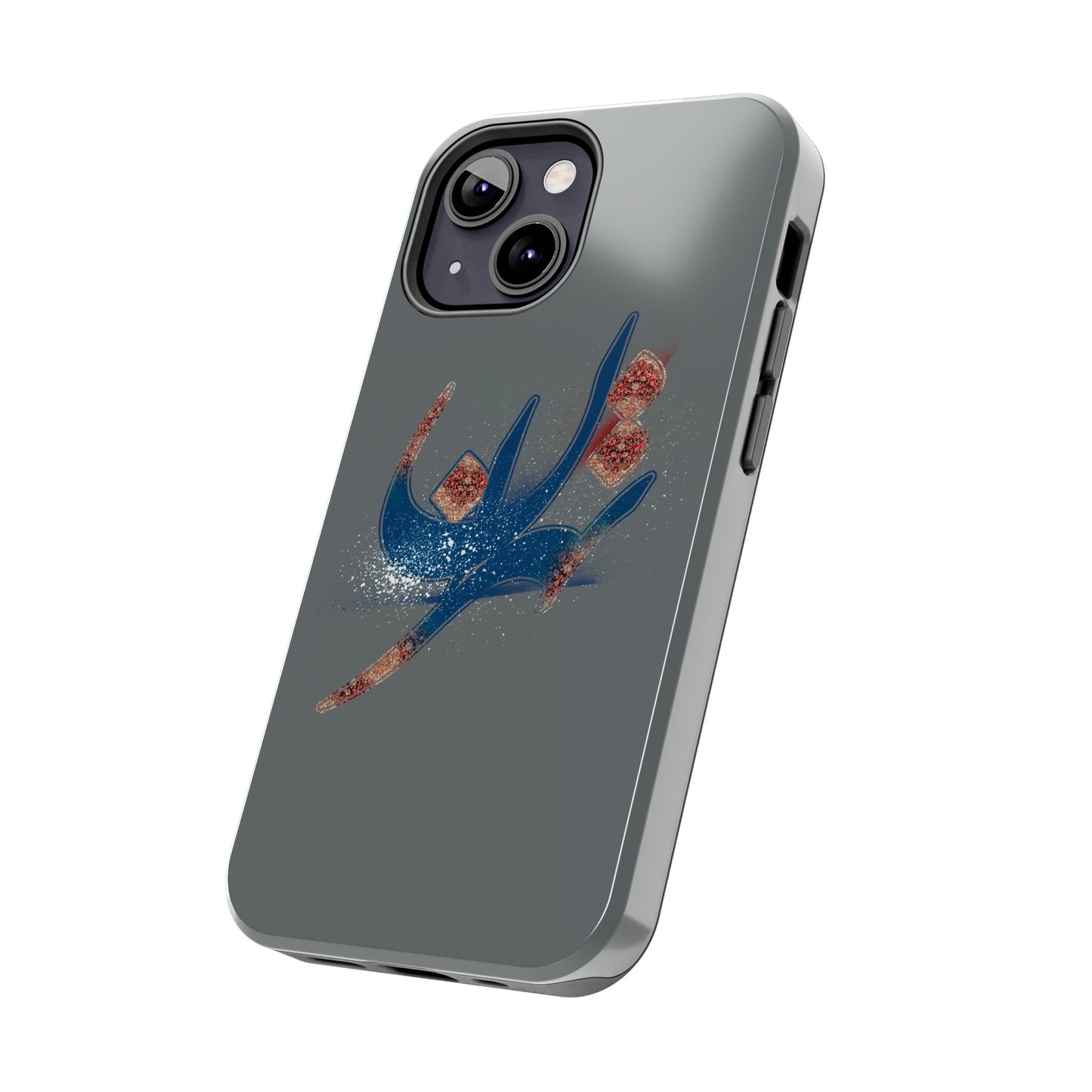 iPhone/Galaxy - Tough Phone Case with Persian Calligraphy Design - Impact Resistant, TPU Lining, Polycarbonate Shell, Glossy Finish