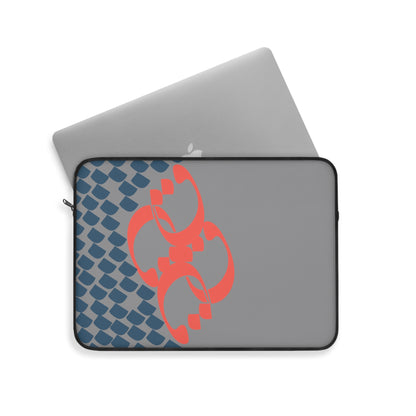 Stylish Laptop Sleeve - 100% Polyester with Persian Calligraphy Design, Plush Fleece Interior, Available in 3 Sizes