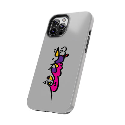 iPhone/Galaxy - Tough Phone Case with Persian Calligraphy Design  - Impact Resistant, TPU Lining, Polycarbonate Shell, Glossy Finish