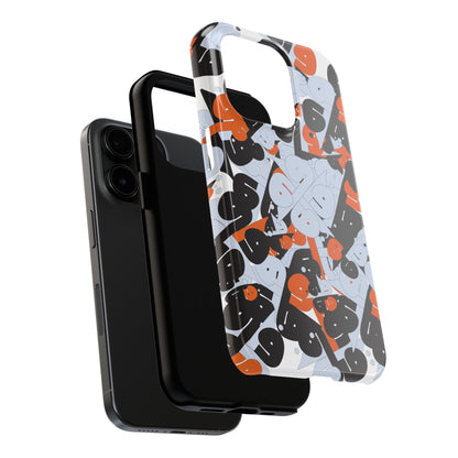 iPhone/GalaxyTough Phone Case with Persian Calligraphy Design - Impact Resistant, TPU Lining, Polycarbonate Shell, Glossy Finish