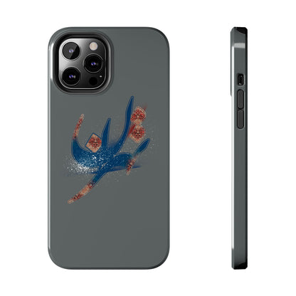 iPhone/Galaxy - Tough Phone Case with Persian Calligraphy Design - Impact Resistant, TPU Lining, Polycarbonate Shell, Glossy Finish