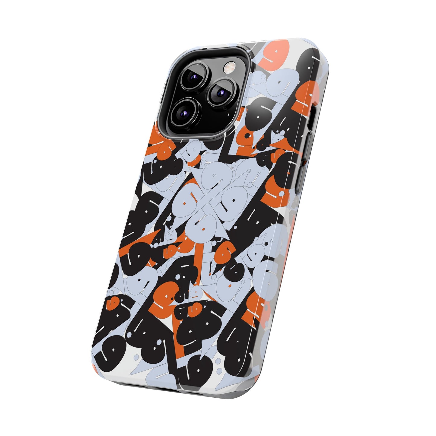 iPhone/GalaxyTough Phone Case with Persian Calligraphy Design - Impact Resistant, TPU Lining, Polycarbonate Shell, Glossy Finish