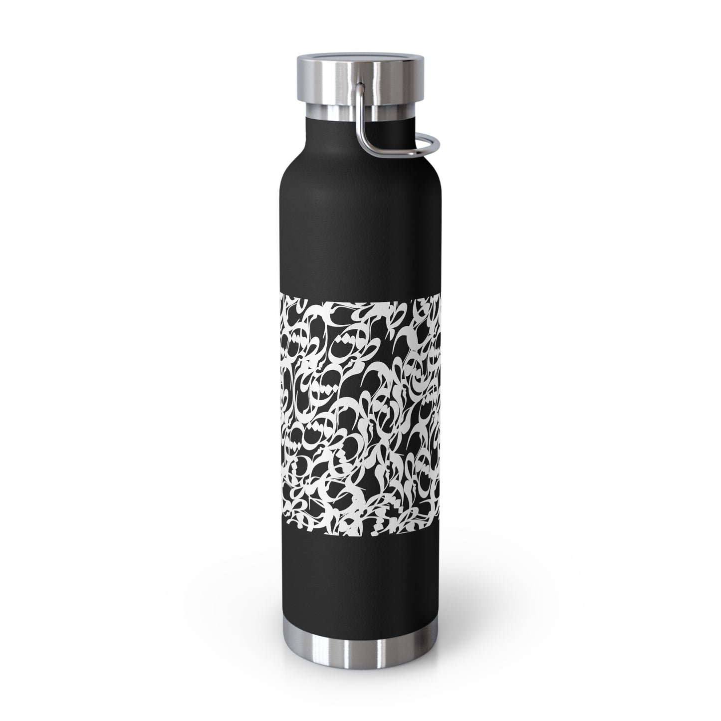 22oz Vacuum Insulated Stainless Steel Bottle with Persian Calligraphy Design - Double Wall, BPA Free, Spill-Proof, Scratch & Fade Resistant