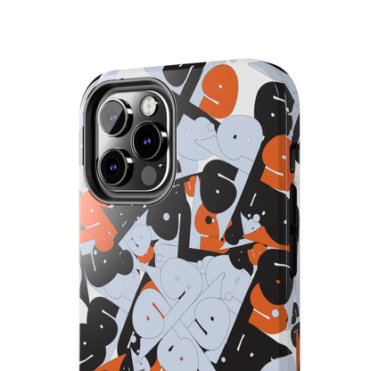 iPhone/GalaxyTough Phone Case with Persian Calligraphy Design - Impact Resistant, TPU Lining, Polycarbonate Shell, Glossy Finish