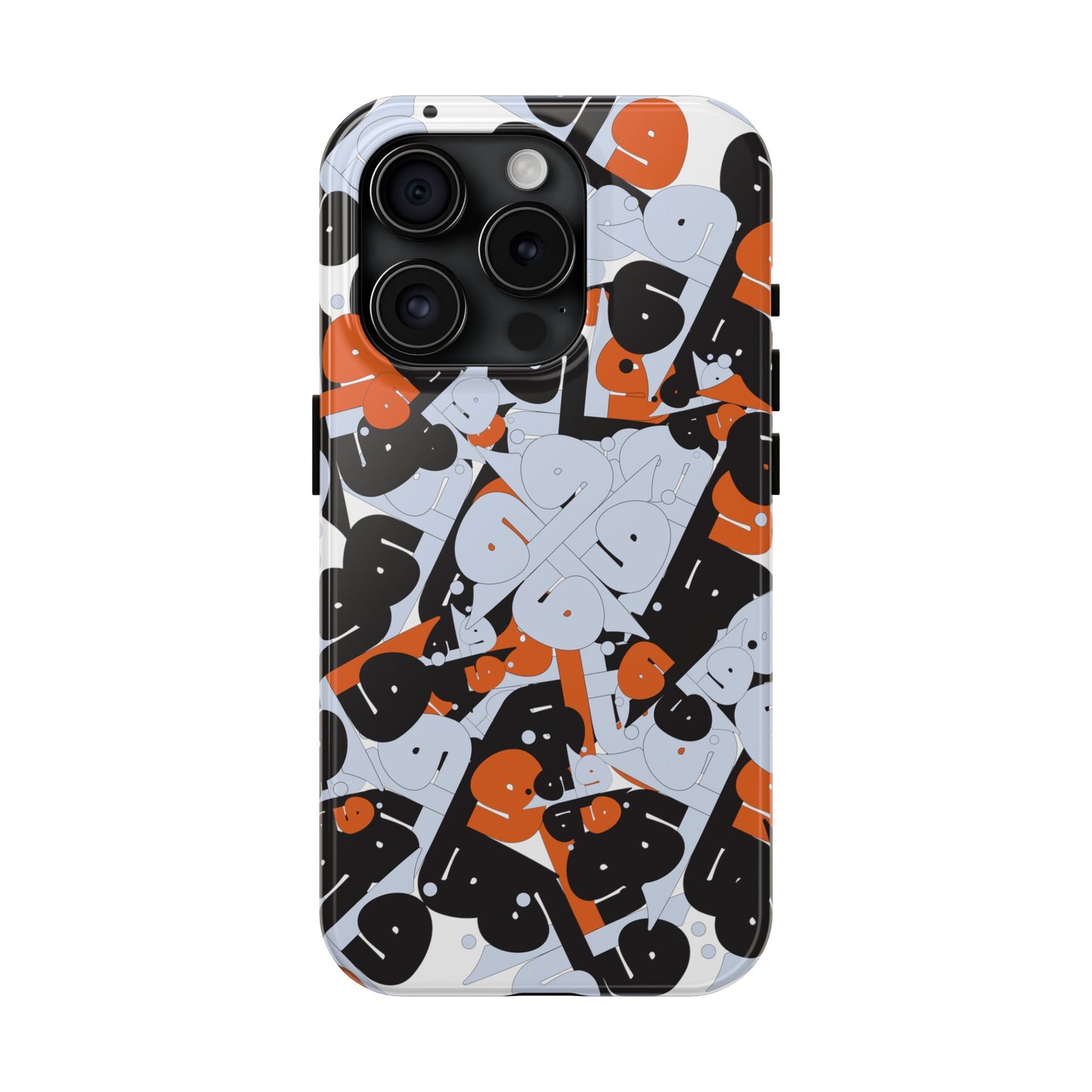 iPhone/GalaxyTough Phone Case with Persian Calligraphy Design - Impact Resistant, TPU Lining, Polycarbonate Shell, Glossy Finish