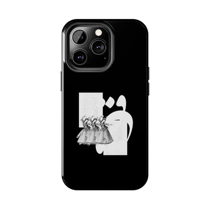 iPhone/Galaxy - Tough Phone Case with Persian Calligraphy Design - Impact Resistant, TPU Lining, Polycarbonate Shell, Glossy Finish