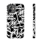 iPhone/Galaxy - Tough Phone Case with Persian Calligraphy Design - Impact Resistant, TPU Lining, Polycarbonate Shell, Glossy Finish