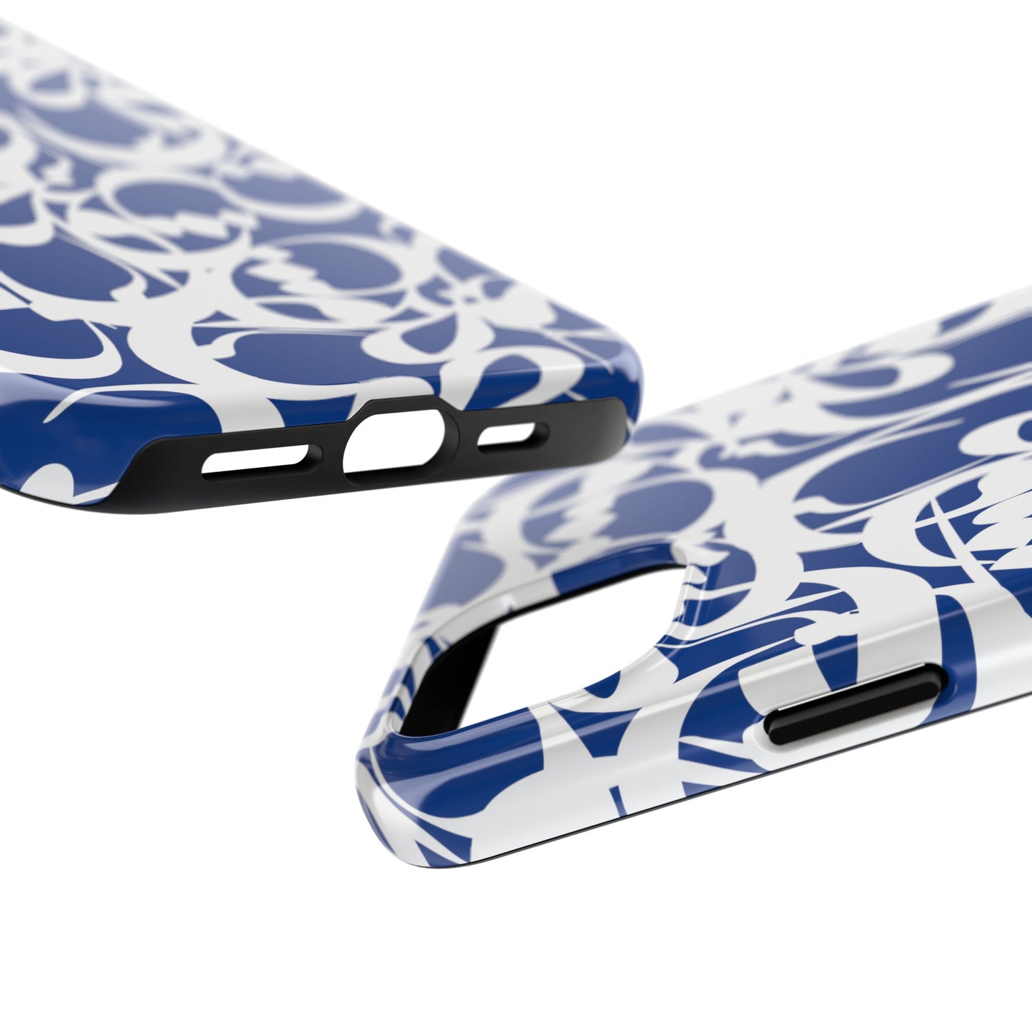 iPhone/Galaxy - Tough Phone Case with Persian Calligraphy Design - Impact Resistant, TPU Lining, Polycarbonate Shell, Glossy Finish