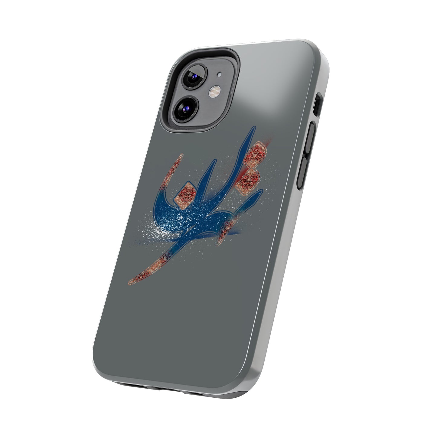 iPhone/Galaxy - Tough Phone Case with Persian Calligraphy Design - Impact Resistant, TPU Lining, Polycarbonate Shell, Glossy Finish