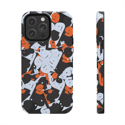 iPhone/Galaxy - Tough Phone Case with Persian Calligraphy Design - Impact Resistant, TPU Lining, Polycarbonate Shell, Glossy Finish