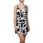 Women's Racerback Dress with Persian Calligraphy Design - Polyester, Lightweight, Sporty Fit