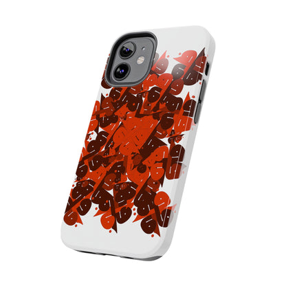 iPhone/Galaxy - Tough Phone Case with Persian Calligraphy Design  - Impact Resistant, TPU Lining, Polycarbonate Shell, Glossy Finish