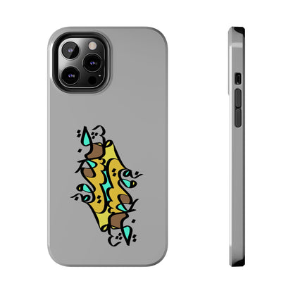 iPhone/Galaxy - Tough Phone Case with Persian Calligraphy Design - Impact Resistant, TPU Lining, Polycarbonate Shell, Glossy Finish