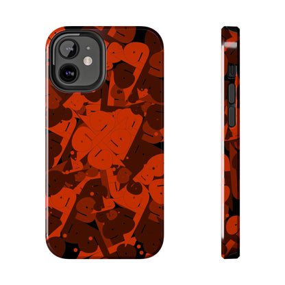 iPhone/Galaxy - Tough Phone Case with Persian Calligraphy Design - Impact Resistant, TPU Lining, Polycarbonate Shell, Glossy Finish