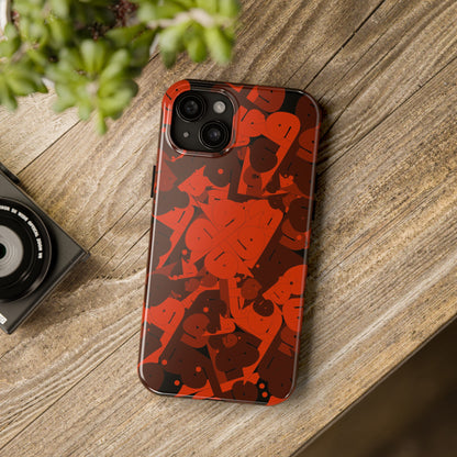 iPhone/Galaxy - Tough Phone Case with Persian Calligraphy Design - Impact Resistant, TPU Lining, Polycarbonate Shell, Glossy Finish