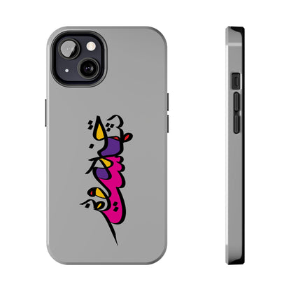 iPhone/Galaxy - Tough Phone Case with Persian Calligraphy Design  - Impact Resistant, TPU Lining, Polycarbonate Shell, Glossy Finish