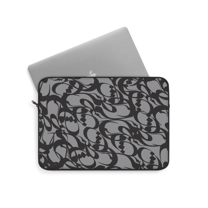 Stylish Laptop Sleeve - 100% Polyester with Persian Calligraphy Design, Plush Fleece Interior, Available in 3 Sizes