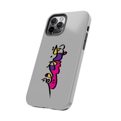 iPhone/Galaxy - Tough Phone Case with Persian Calligraphy Design  - Impact Resistant, TPU Lining, Polycarbonate Shell, Glossy Finish