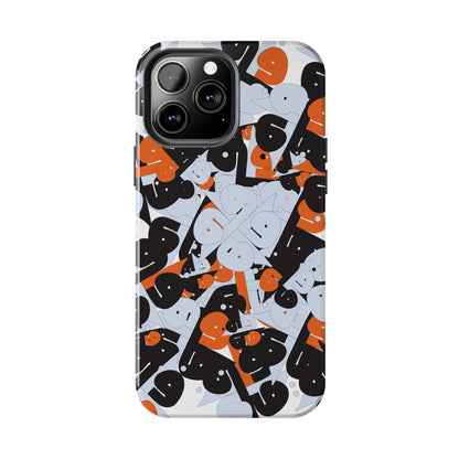 iPhone/GalaxyTough Phone Case with Persian Calligraphy Design - Impact Resistant, TPU Lining, Polycarbonate Shell, Glossy Finish