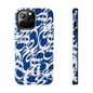 iPhone/Galaxy - Tough Phone Case with Persian Calligraphy Design - Impact Resistant, TPU Lining, Polycarbonate Shell, Glossy Finish