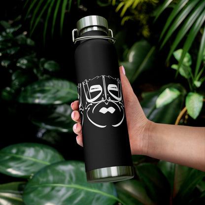 22oz Vacuum Insulated Stainless Steel Bottle with Persian Calligraphy Design - Double Wall, BPA Free, Spill-Proof, Scratch & Fade Resistant