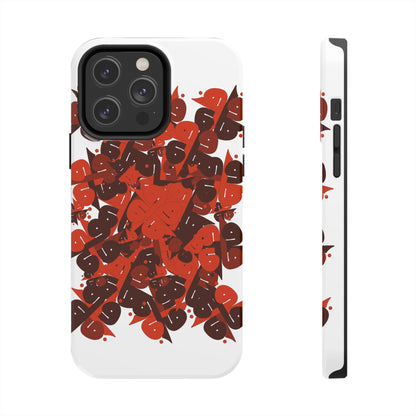 iPhone/Galaxy - Tough Phone Case with Persian Calligraphy Design  - Impact Resistant, TPU Lining, Polycarbonate Shell, Glossy Finish