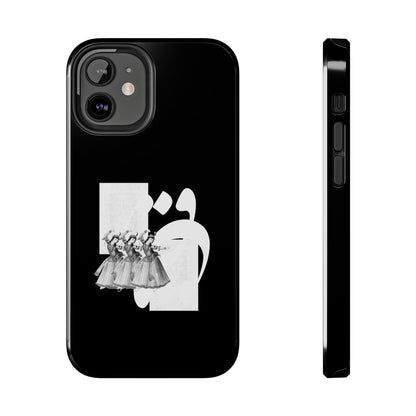 iPhone/Galaxy - Tough Phone Case with Persian Calligraphy Design - Impact Resistant, TPU Lining, Polycarbonate Shell, Glossy Finish