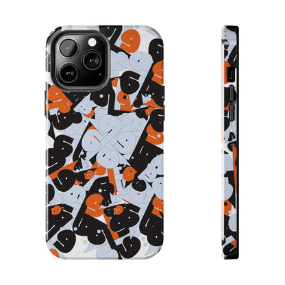 iPhone/GalaxyTough Phone Case with Persian Calligraphy Design - Impact Resistant, TPU Lining, Polycarbonate Shell, Glossy Finish