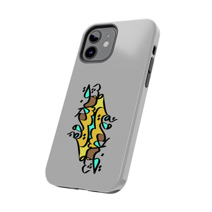 iPhone/Galaxy - Tough Phone Case with Persian Calligraphy Design - Impact Resistant, TPU Lining, Polycarbonate Shell, Glossy Finish