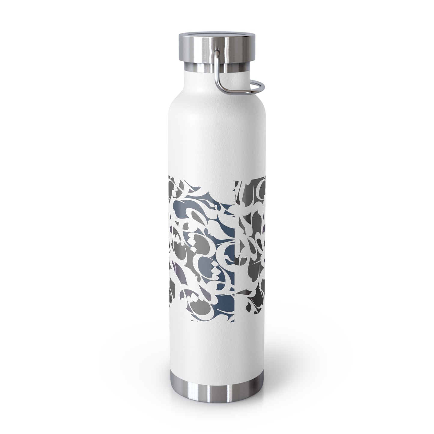 22oz Vacuum Insulated Stainless Steel Bottle with Persian Calligraphy Design - Double Wall, BPA Free, Spill-Proof, Scratch & Fade Resistant