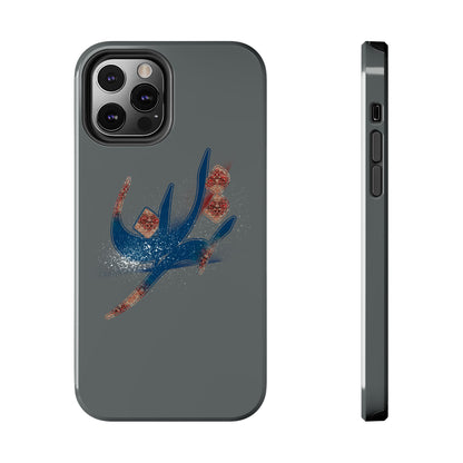 iPhone/Galaxy - Tough Phone Case with Persian Calligraphy Design - Impact Resistant, TPU Lining, Polycarbonate Shell, Glossy Finish