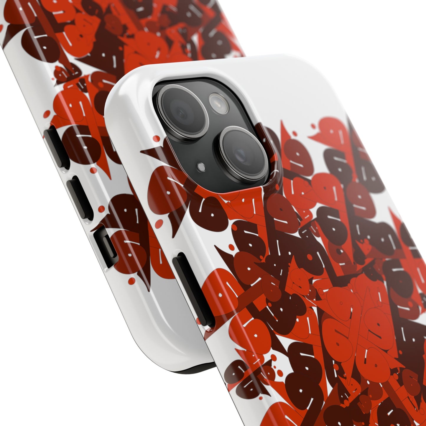 iPhone/Galaxy - Tough Phone Case with Persian Calligraphy Design  - Impact Resistant, TPU Lining, Polycarbonate Shell, Glossy Finish