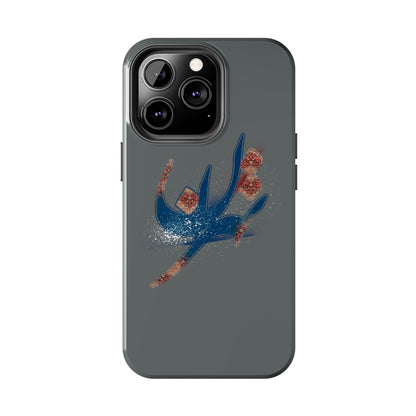 iPhone/Galaxy - Tough Phone Case with Persian Calligraphy Design - Impact Resistant, TPU Lining, Polycarbonate Shell, Glossy Finish