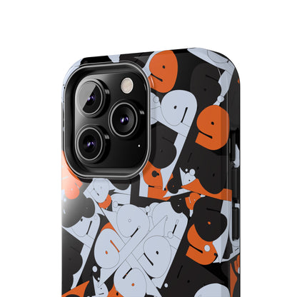 iPhone/Galaxy - Tough Phone Case with Persian Calligraphy Design - Impact Resistant, TPU Lining, Polycarbonate Shell, Glossy Finish