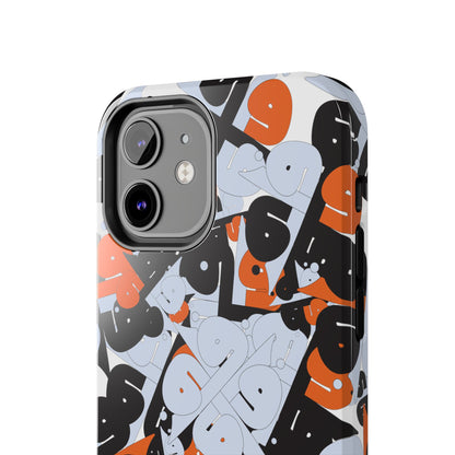 iPhone/GalaxyTough Phone Case with Persian Calligraphy Design - Impact Resistant, TPU Lining, Polycarbonate Shell, Glossy Finish