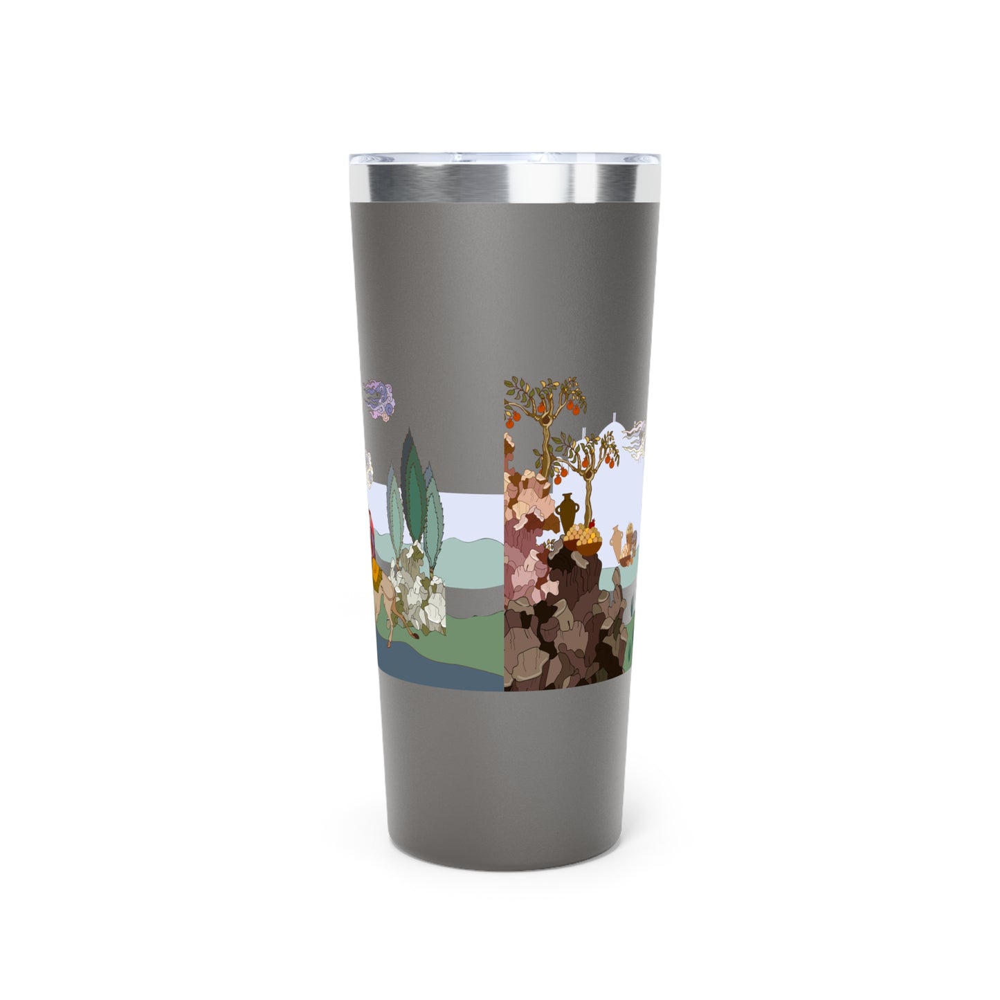 22oz Copper Vacuum Insulated Tumbler - Stainless Steel, BPA-Free, Powder Coated, Double-Wall