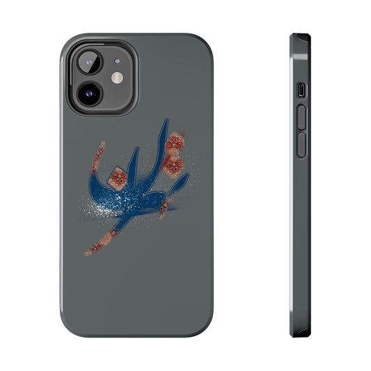 iPhone/Galaxy - Tough Phone Case with Persian Calligraphy Design - Impact Resistant, TPU Lining, Polycarbonate Shell, Glossy Finish