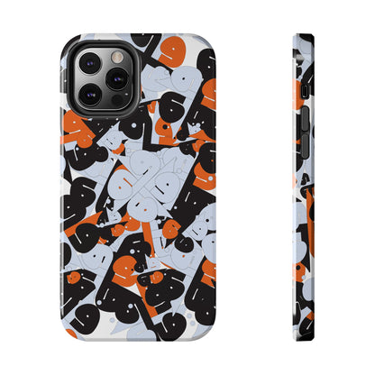 iPhone/GalaxyTough Phone Case with Persian Calligraphy Design - Impact Resistant, TPU Lining, Polycarbonate Shell, Glossy Finish