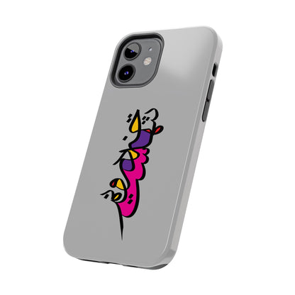 iPhone/Galaxy - Tough Phone Case with Persian Calligraphy Design  - Impact Resistant, TPU Lining, Polycarbonate Shell, Glossy Finish