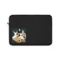 Stylish Laptop Sleeve - 100% Polyester with Persian Calligraphy Design, Plush Fleece Interior, Available in 3 Sizes