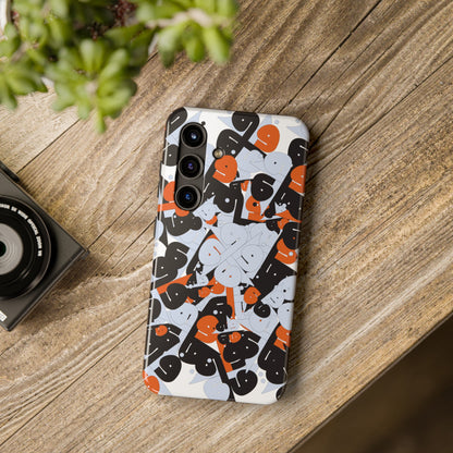 iPhone/GalaxyTough Phone Case with Persian Calligraphy Design - Impact Resistant, TPU Lining, Polycarbonate Shell, Glossy Finish