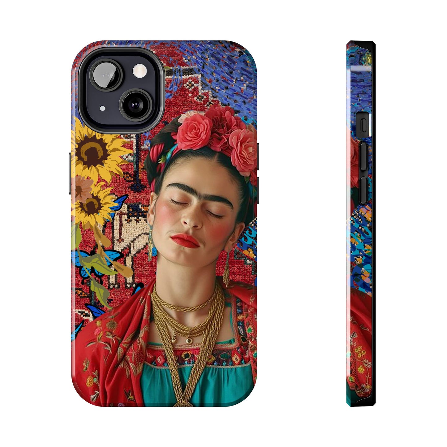 iPhone/Galaxy - Tough Phone Case with Persian Calligraphy Design - Impact Resistant, TPU Lining, Polycarbonate Shell, Glossy Finish